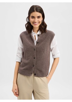 Marc O'Polo Kamizelka damska Kobiety błotnisty jednolity ze sklepu vangraaf w kategorii Kamizelki damskie - zdjęcie 189075210