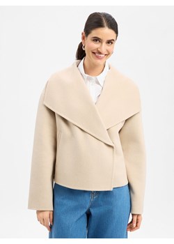Someday Damska kurtka wełniana - Naria Kobiety beżowy jednolity ze sklepu vangraaf w kategorii Kurtki damskie - zdjęcie 189075220