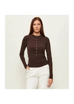 POLO RALPH LAUREN Bluzka HENLEY | Slim Fit ze sklepu Gomez Fashion Store w kategorii Bluzki damskie - zdjęcie 189075754