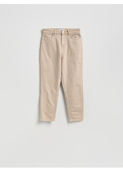 Reserved - Jeansy mom fit - beżowy ze sklepu Reserved w kategorii Jeansy damskie - zdjęcie 189077942