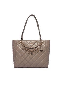 Torebka Guess Libby HWGG99 12250 Beżowy ze sklepu eobuwie.pl w kategorii Torby Shopper bag - zdjęcie 189078714