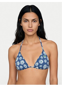 Roxy Góra od bikini Printed Essentials Tiki Tri ERJX305695 Niebieski ze sklepu MODIVO w kategorii Stroje kąpielowe - zdjęcie 189079244