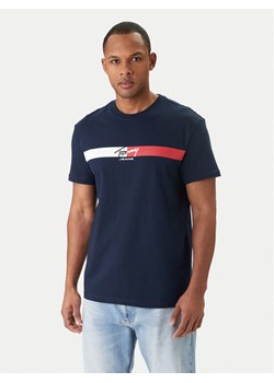 Tommy Jeans T-Shirt DM0DM22539 Granatowy Regular Fit ze sklepu MODIVO w kategorii T-shirty męskie - zdjęcie 189079282