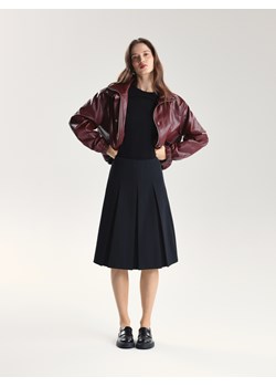 Reserved - Rozkloszowana spódnica midi - czarny ze sklepu Reserved w kategorii Spódnice - zdjęcie 189080881