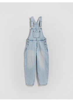 Reserved - Jeansowe ogrodniczki - niebieski ze sklepu Reserved w kategorii Spodnie dziewczęce - zdjęcie 189081101
