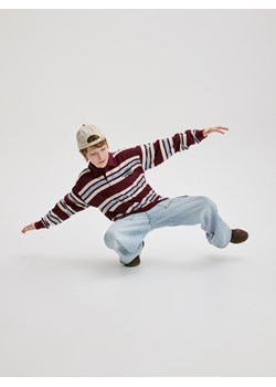 Reserved - Longsleeve polo - bordowy ze sklepu Reserved w kategorii Bluzy chłopięce - zdjęcie 189081560