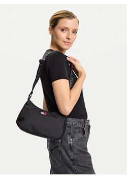Torebka Tommy Jeans Tjw Ess Daily Shoulder Bag AW0AW17888 Czarny ze sklepu eobuwie.pl w kategorii Listonoszki - zdjęcie 189082271