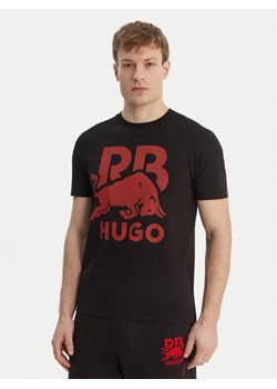 HUGO T-Shirt Dlix_RB 50559696 Czarny Regular Fit ze sklepu MODIVO w kategorii T-shirty męskie - zdjęcie 189082873