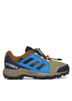 adidas Trekkingi Terrex Gore-Tex JR9073 Khaki ze sklepu MODIVO w kategorii Buty trekkingowe dziecięce - zdjęcie 189082932