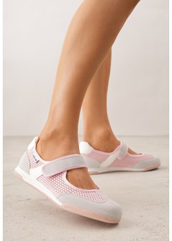 Różowe Tenisówki Typu Sneakeriny Ozdobione Napisem Emirinne ze sklepu renee.pl w kategorii Trampki damskie - zdjęcie 189084352