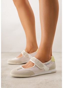 Beżowe Tenisówki Typu Sneakeriny Ozdobione Napisem Emirinne ze sklepu renee.pl w kategorii Trampki damskie - zdjęcie 189084361