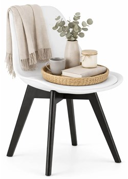 Białe kuchenne krzesło w stylu nowoczesnym P9-N98 ze sklepu Edinos.pl w kategorii Krzesła - zdjęcie 189085860