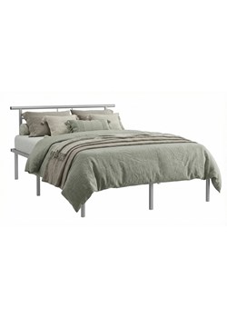 Szare metalowe łóżko loftowe 120x200 cm P1-L43 ze sklepu Edinos.pl w kategorii Łóżka i materace - zdjęcie 189085883