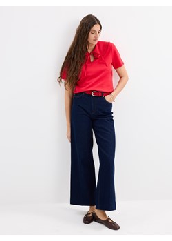 Mohito - Jeansy wide leg - granatowy ze sklepu Mohito w kategorii Jeansy damskie - zdjęcie 189086921
