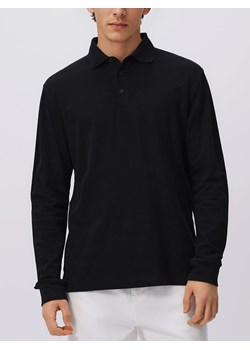 Reserved - Koszulka polo z długim rękawem - czarny ze sklepu Reserved w kategorii T-shirty męskie - zdjęcie 189086972