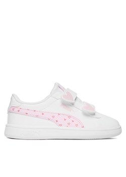 Sneakersy Puma Puma Smash 3.0 Hearty V PS 405638 01 Biały ze sklepu eobuwie.pl w kategorii Buty sportowe dziecięce - zdjęcie 189088104