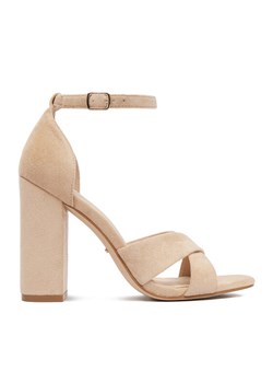 Sandały DeeZee CEO-9988 Beżowy ze sklepu eobuwie.pl w kategorii Sandały damskie - zdjęcie 189088120