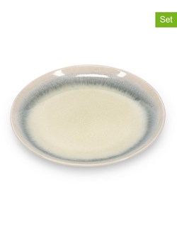 Salt and Pepper Talerze (4 szt.) "Flint" w kolorze zielono-szarym na pieczywo - 15 x 13,5 cm ze sklepu Limango Polska w kategorii Naczynia - zdjęcie 189089261