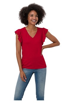 Heine Koszulka w kolorze czerwonym ze sklepu Limango Polska w kategorii Bluzki damskie - zdjęcie 189089403