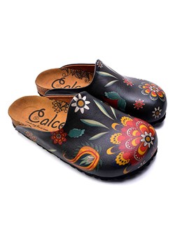 Calceo Chodaki w kolorze czarnym ze wzorem ze sklepu Limango Polska w kategorii Klapki damskie - zdjęcie 189090420