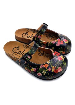 Calceo Chodaki w kolorze czarnym ze wzorem ze sklepu Limango Polska w kategorii Klapki damskie - zdjęcie 189090560