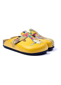 Calceo Chodaki w kolorze żółtym ze wzorem ze sklepu Limango Polska w kategorii Klapki damskie - zdjęcie 189090633