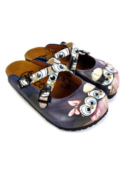 Calceo Chodaki w kolorze granatowym ze wzorem ze sklepu Limango Polska w kategorii Klapki damskie - zdjęcie 189091072