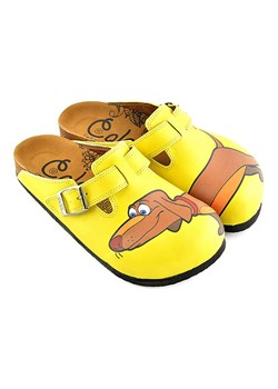 Calceo Chodaki w kolorze jasnobrązowo-żółtym ze sklepu Limango Polska w kategorii Klapki damskie - zdjęcie 189091174