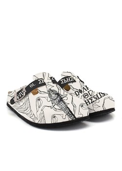 Calceo Chodaki w kolorze kremowo-czarnym ze sklepu Limango Polska w kategorii Klapki damskie - zdjęcie 189091211