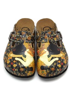 Calceo Chodaki w kolorze czarno-jasnobrązowym ze sklepu Limango Polska w kategorii Klapki damskie - zdjęcie 189091310