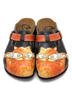 Calceo Chodaki w kolorze czarno-pomarańczowym ze sklepu Limango Polska w kategorii Klapki damskie - zdjęcie 189091314