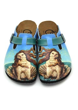 Calceo Chodaki w kolorze błękitnym ze sklepu Limango Polska w kategorii Klapki damskie - zdjęcie 189091330