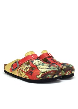 Calceo Chodaki w kolorze żółto-czerwonym ze sklepu Limango Polska w kategorii Klapki damskie - zdjęcie 189091374