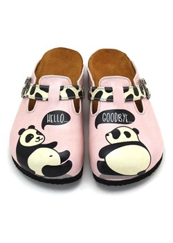 Calceo Chodaki w kolorze czarno-jasnoróżowo-białym ze sklepu Limango Polska w kategorii Klapki damskie - zdjęcie 189091422