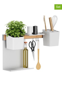 tesa 6-częściowy zestaw w kolorze biało-jasnobrązowym ze sklepu Limango Polska w kategorii Akcesoria i przechowywanie - zdjęcie 189094781