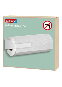 tesa Uchwyt w kolorze białym na ręcznik kuchenny - wys. 26,5 cm ze sklepu Limango Polska w kategorii Akcesoria i przechowywanie - zdjęcie 189095174