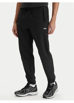 RVCA Spodnie dresowe Yogger II AVYNP00109 Czarny Slim Fit ze sklepu MODIVO w kategorii Spodnie męskie - zdjęcie 189095220