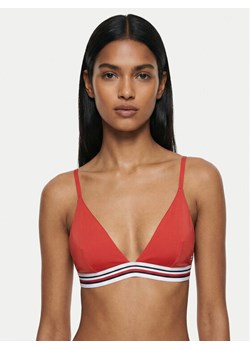 Tommy Hilfiger Góra od bikini Cheeky UW0UW06350 Czerwony ze sklepu MODIVO w kategorii Stroje kąpielowe - zdjęcie 189095290