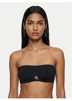 Calvin Klein Swimwear Góra od bikini LV00Q61101 Czarny ze sklepu MODIVO w kategorii Stroje kąpielowe - zdjęcie 189095313