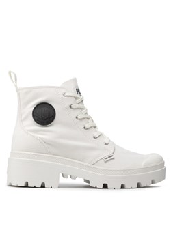 Palladium Trapery Pallabase Twill 96907-116-M Biały ze sklepu MODIVO w kategorii Workery damskie - zdjęcie 189095374