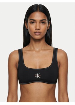 Calvin Klein Swimwear Góra od bikini LV00Q61100 Czarny ze sklepu MODIVO w kategorii Stroje kąpielowe - zdjęcie 189095404