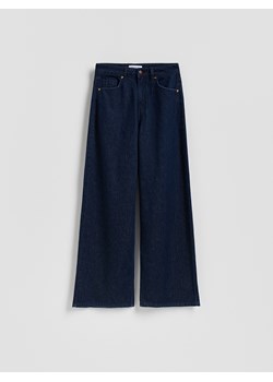 Reserved - Jeansy wide leg - granatowy ze sklepu Reserved w kategorii Jeansy damskie - zdjęcie 189096803