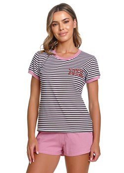 Doctor Nap PM.7403 piżama damska z kieszeniami choco rose ze sklepu kontri.pl w kategorii Piżamy damskie - zdjęcie 189097894