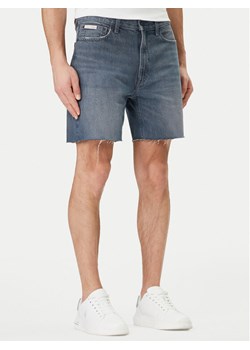 Calvin Klein Jeans Szorty jeansowe Classic LV04RF788G Szary Regular Fit ze sklepu MODIVO w kategorii Spodenki męskie - zdjęcie 189099110