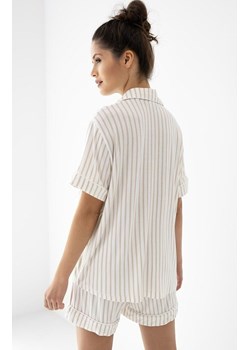 Sensis krótka piżama damska rozpinana Davina, Kolor ecru-beżowy, Rozmiar S, SENSIS ze sklepu Intymna w kategorii Piżamy damskie - zdjęcie 189100011