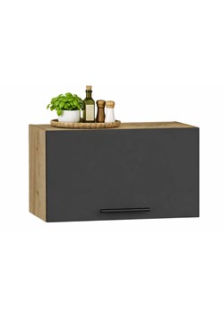 Antracytowa górna szafka kuchenna okapowa G7-P72 ze sklepu Edinos.pl w kategorii Zestawy mebli kuchennych - zdjęcie 189100041