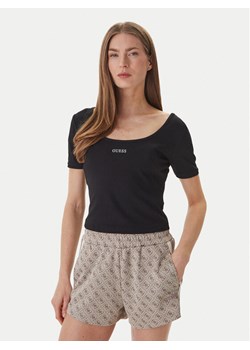 Guess T-Shirt V6GP04 K2969 Czarny Slim Fit ze sklepu MODIVO w kategorii Bluzki damskie - zdjęcie 189101781