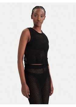 Guess Top E6GR01 Z5632 Czarny Regular Fit ze sklepu MODIVO w kategorii Odzież plażowa - zdjęcie 189101783