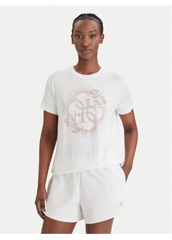 Guess T-Shirt E6GI01 K68D2 Biały Regular Fit ze sklepu MODIVO w kategorii Bluzki damskie - zdjęcie 189101784