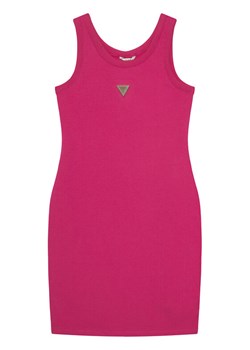 Guess Sukienka codzienna J6GK30 J1314 Różowy Slim Fit ze sklepu MODIVO w kategorii Sukienki - zdjęcie 189101850